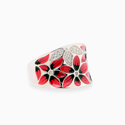 Fleur de Ruby Ring