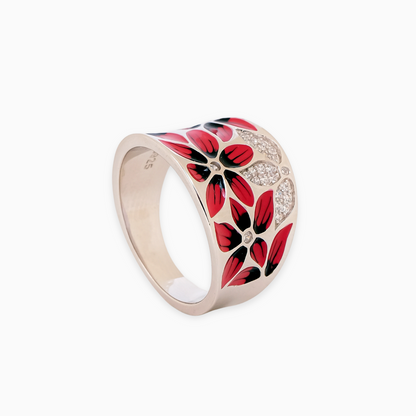 Fleur de Ruby Ring