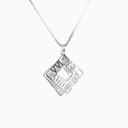 Geo Lux Sterling Silver Pendant