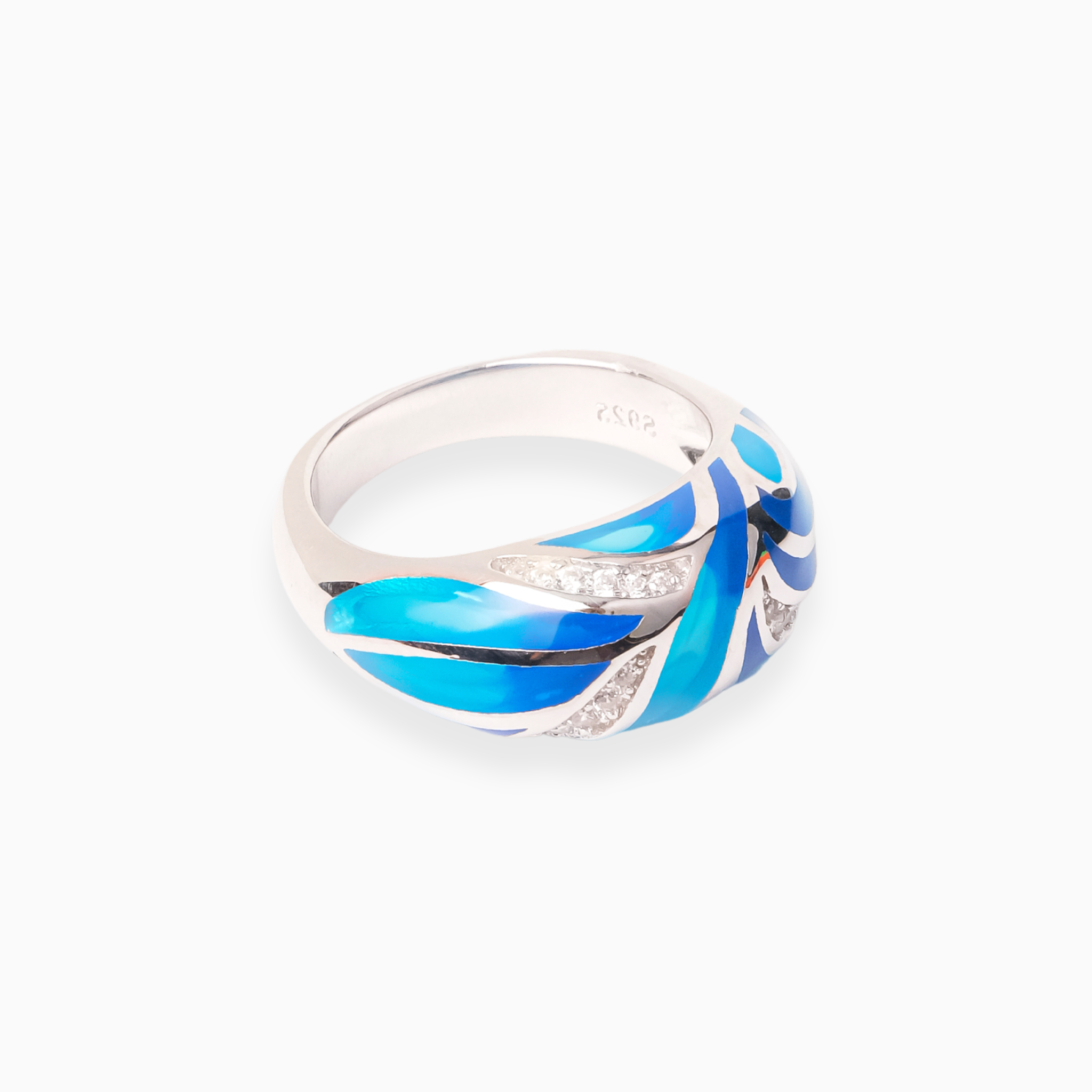 Ocean Breeze Enamel Ring – Fresh and Breezy